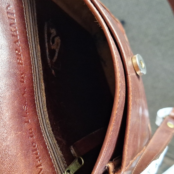 Brahmin Brown Leather Crossbody Bag - Picture 7 of 15